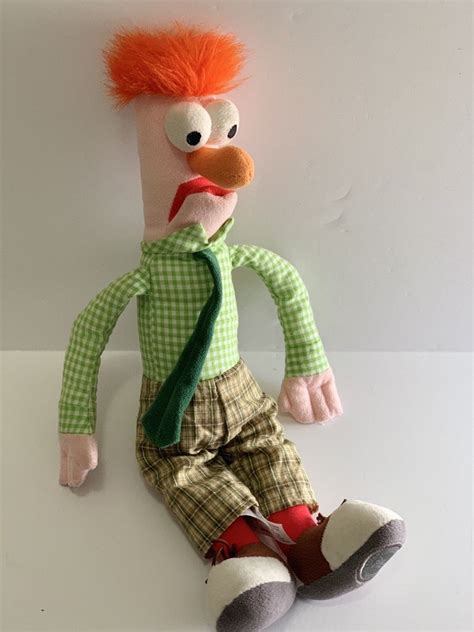 Disney World Beaker Crazy Lab Assistant Plush Doll 16 Man Muppet