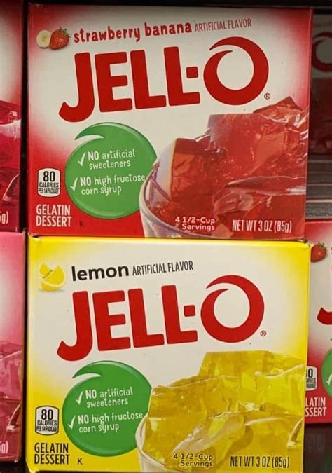 What Are All The Jello Flavors Becentsational