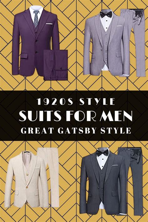 Best Roaring 20s Suits And Mens Clothing For All Occasions Great Gatsby
