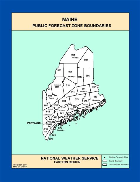 Maine County Weather Synopsis