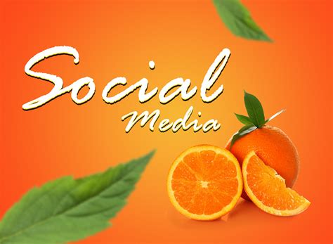 Social Media Orange On Behance