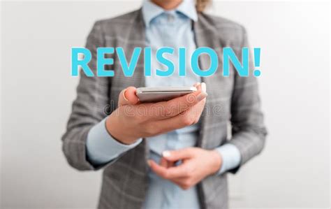 Word Writing Text Revision Business Concept For Action Of Revising