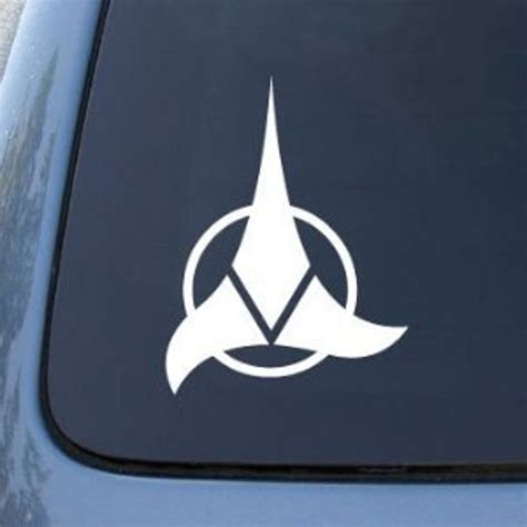 Klingon Emblem Logo Star Trek 6 Vinyl Decal Widow Etsy