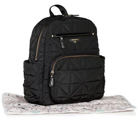 Twelvelittle Companion Backpack Diaper Bag Black
