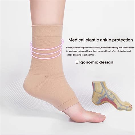 Ankle Compression Sleeve Open Toe Compression Socks For Swelling