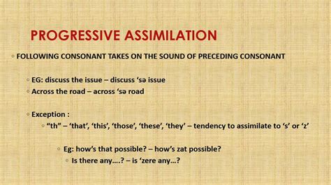 Types Of Assimilation In Phonetics YouTube