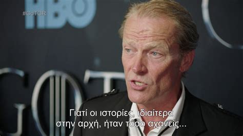 Martin and its television adaptation game of thrones. IAIN GLEN (Jorah Mormont) - GOT VII Red Carpet - YouTube