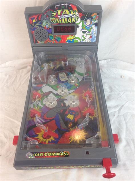 Toy Story Buzz Lightyear Star Command Mini Electronic Tabletop Pinball