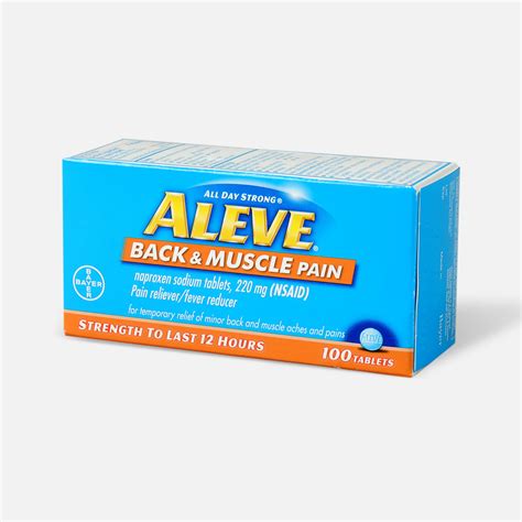 Aleve Back And Muscle Pain 100ct