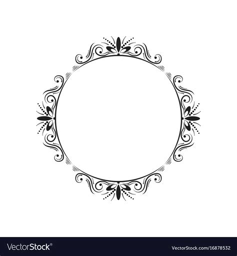 Round Ornate Frame