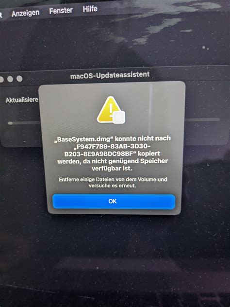 BaseSystem.dmg could not be copied - not enough disk space | MacRumors
