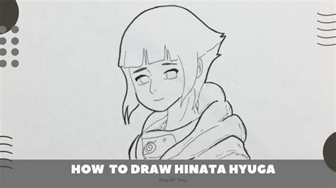 How To Draw Hinata Hyuga Easy Youtube