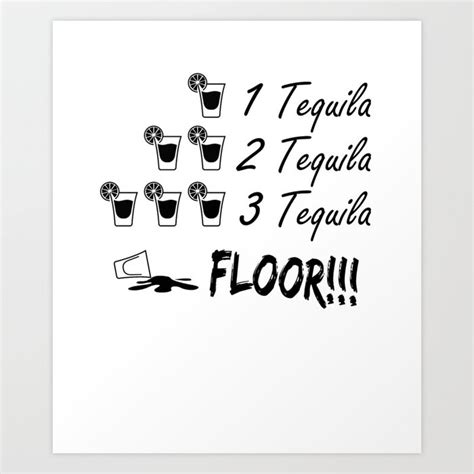 One Tequila Two Tequila Three Tequila Floor Brooklyn 99 Art Print By