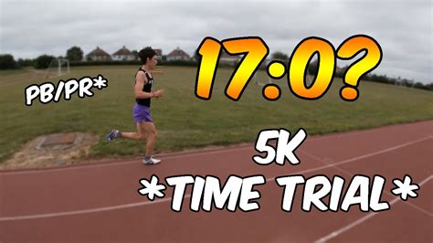 5k time trial sub 17 attempt youtube