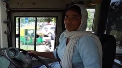 Meet This Woman DTC Bus Driver Who Didnt Know How To Ride Cycle Till Recently Latest News