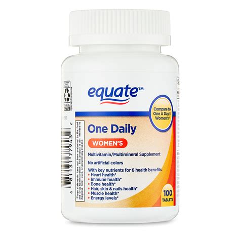 Equate One Daily Women S Tablets Multivitamin Multimineral Supplement