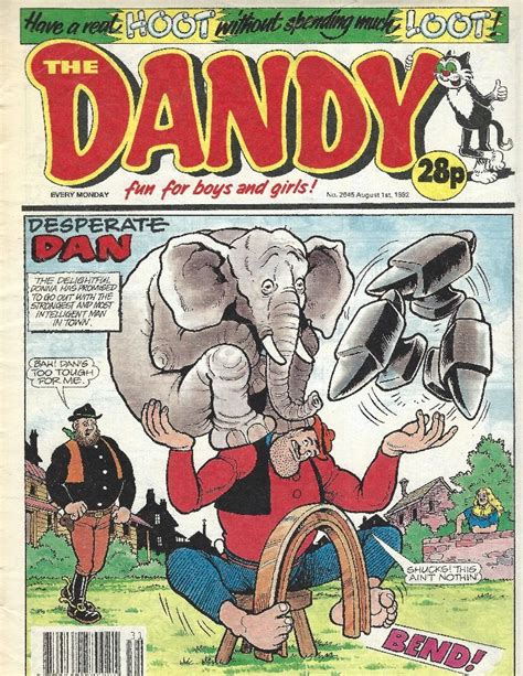 Dandy Comic 2645 1992 Part 7 Of How Desperate Dan Nearly Got Married