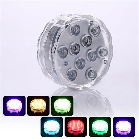 New Hot 2017 Underwater Wireless Remote Control Colorful Led Light