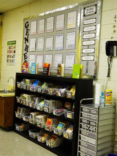 5th Grade Classroom Library Great Book Bin Labels And Genre Posters