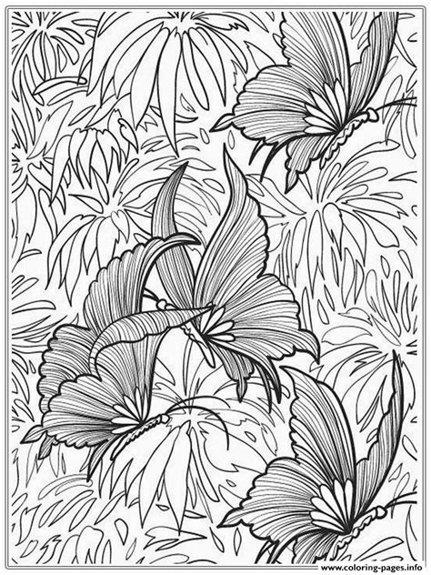 This will help them develop attentiveness and fine motor skills. Printable Butterfly For Adults Coloring Pages Printable