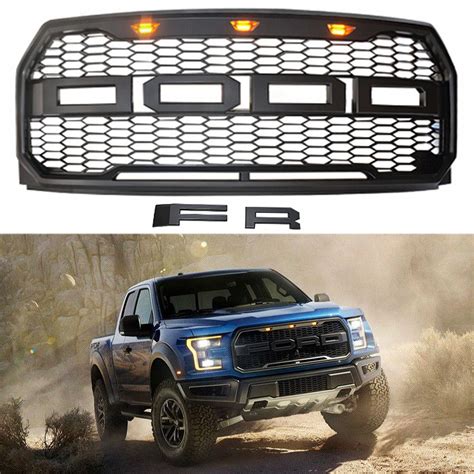 Buy Olac For Ford F150 2015 2016 2017 Raptor Style Gray Front Bumper