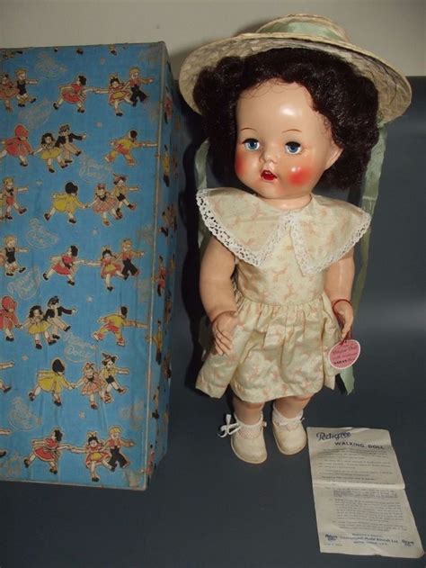 Vintage Pedigree Delite 21 Flirty Walking Doll ~ New Boxed ~ England 19501960 Ebay Vintage