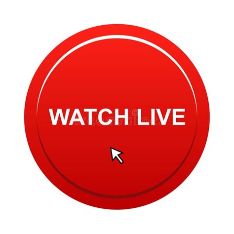 Watch Live Button Stock Vector Illustration Of Generated 156485802