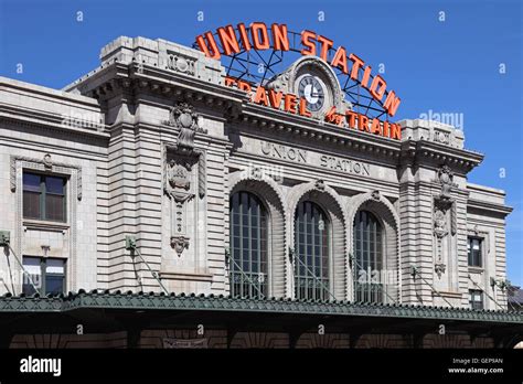 Union Station 1881 Denver Stock Photo Alamy
