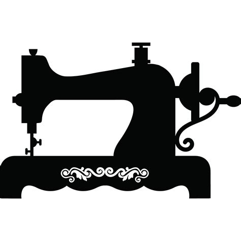 Clipart Silhouette Vintage Sewing Machine 59px Image 18