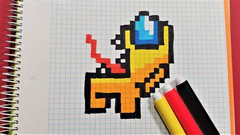Como Dibujar Al Impostor De Among Us Pixel Art Theme Listing