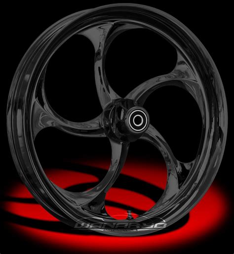 Salem Black Front 23 X 375 Wheel For Harley Touring Wanaryd Motorcycle