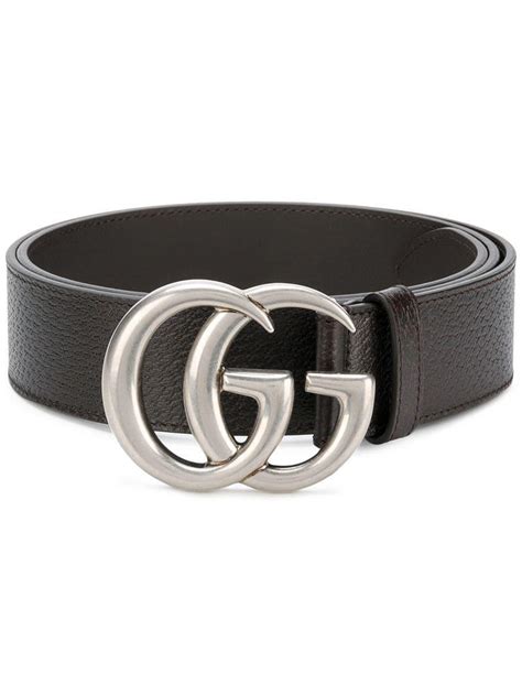 Lyst Gucci Double G Buckle Belt In Brown For Men