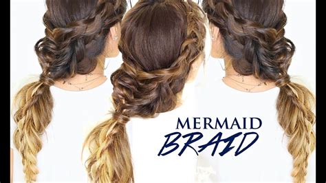 Mermaid Braid Hair Tutorial 👸 Cute Hairstyles For Medium