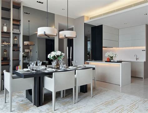 model ruang makan minimalis menyatu  dapur    desain