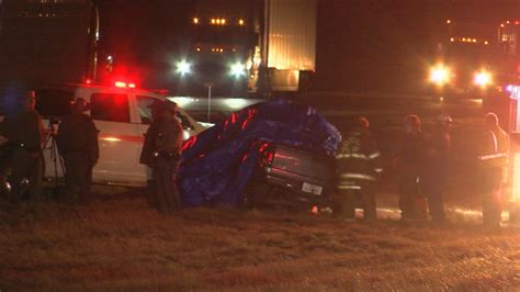 Car Crash Involving Semi Trailer Leaves Two People Dead On Highway 287