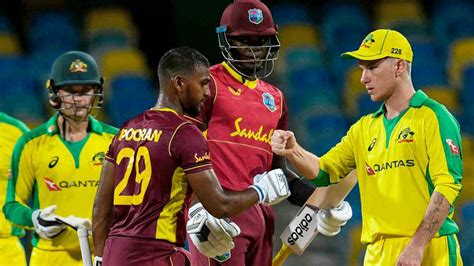 West Indies Beat Australia By 4 Wickets Level Series At 1 1 Crictoday