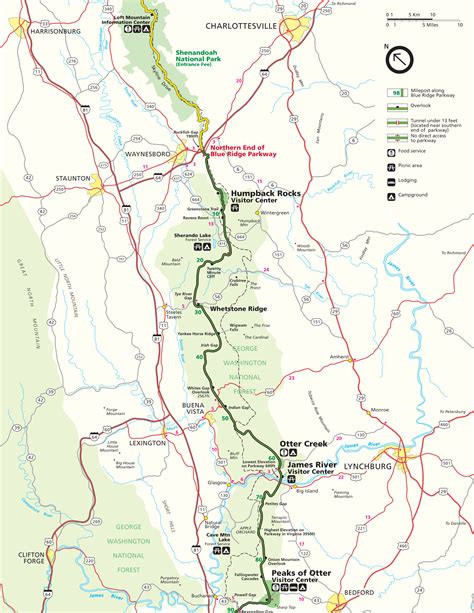 Blue Ridge Parkway Maps Travel Information Hiking Trails Guides Tourism