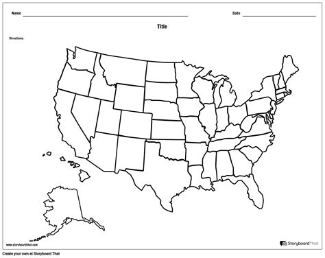 United States Map Storyboard Tarafından Worksheet Templates