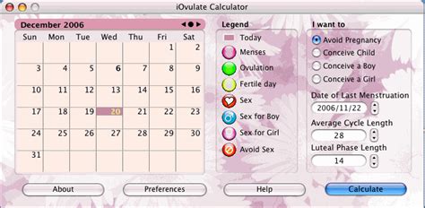 Fertility Irregular Cycle Ovulation Calculator Rhythm Method