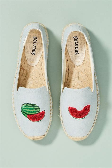 Anthropologie Anthrofave Solemates Soludos Must Haves Watermelon