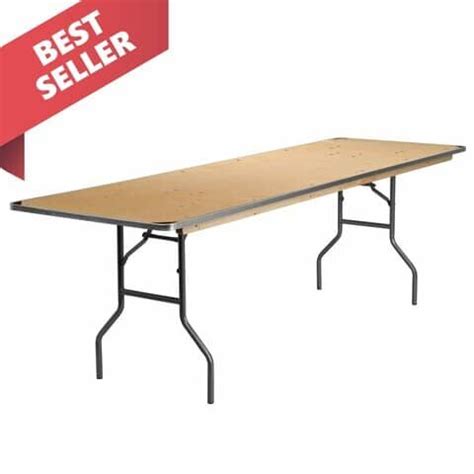 Table Rentals - 8ft Wood Table - Party Dreams Wedding & Event Rental