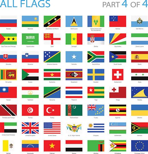 World Flags Clip Art Vector Images And Illustrations Istock