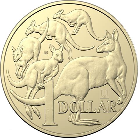 One Dollar 2019 Mob Or Roos Fourth Portrait Coin From Australia