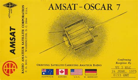Amsat Oscar 6 And 7 Information 1975 7 Dan Greenall Free Download