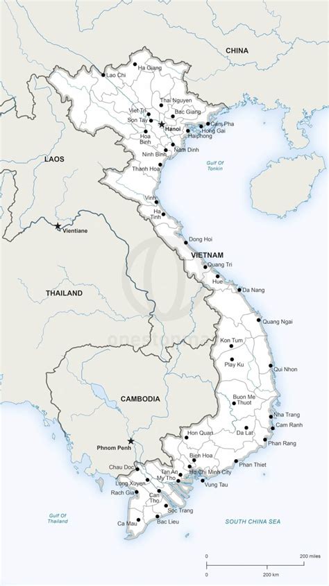 Vietnam Political Map Ontheworldmap Vrogue Co