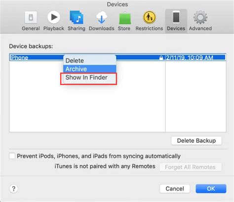 How To Find Iphone Backup Location And Delete Backups