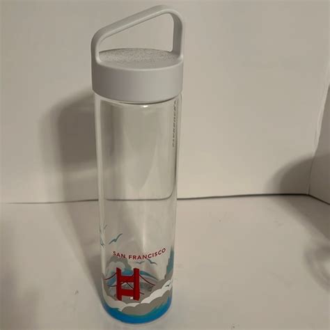 Starbucks Kitchen Starbucks Glass Water Bottle You Are Here Collection San Francisco 26