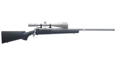 Savage Model 12 Single Shot Bolt Action Target Rifle With Scope
