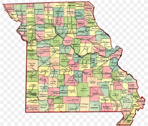 Atlas Jackson County Lafayette County Missouri Map Cole