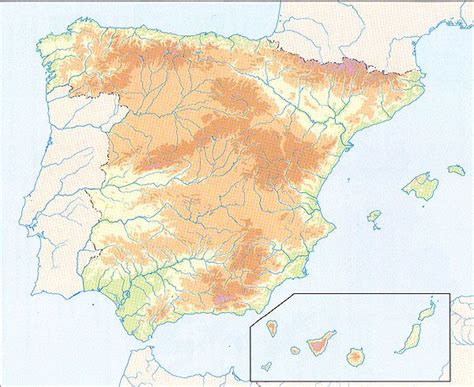 Touch Esta Imagen Mapa Fisico De España Gonzalo Arche By Usuario De